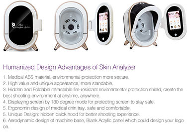 VISIA Face Scanner Analysis Magic Mirror Skin Analyser فاحص الجلد المهني لعيادة الطبيب Usd 3D Function CE FCC